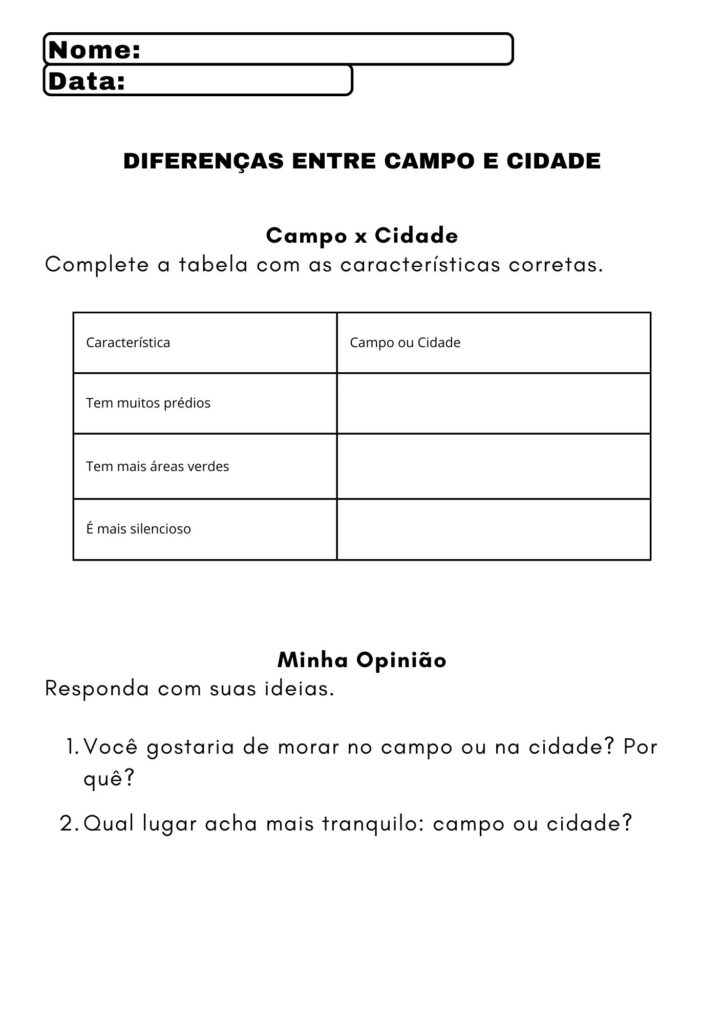 Atividades de Geografia - 3° Ano (1)